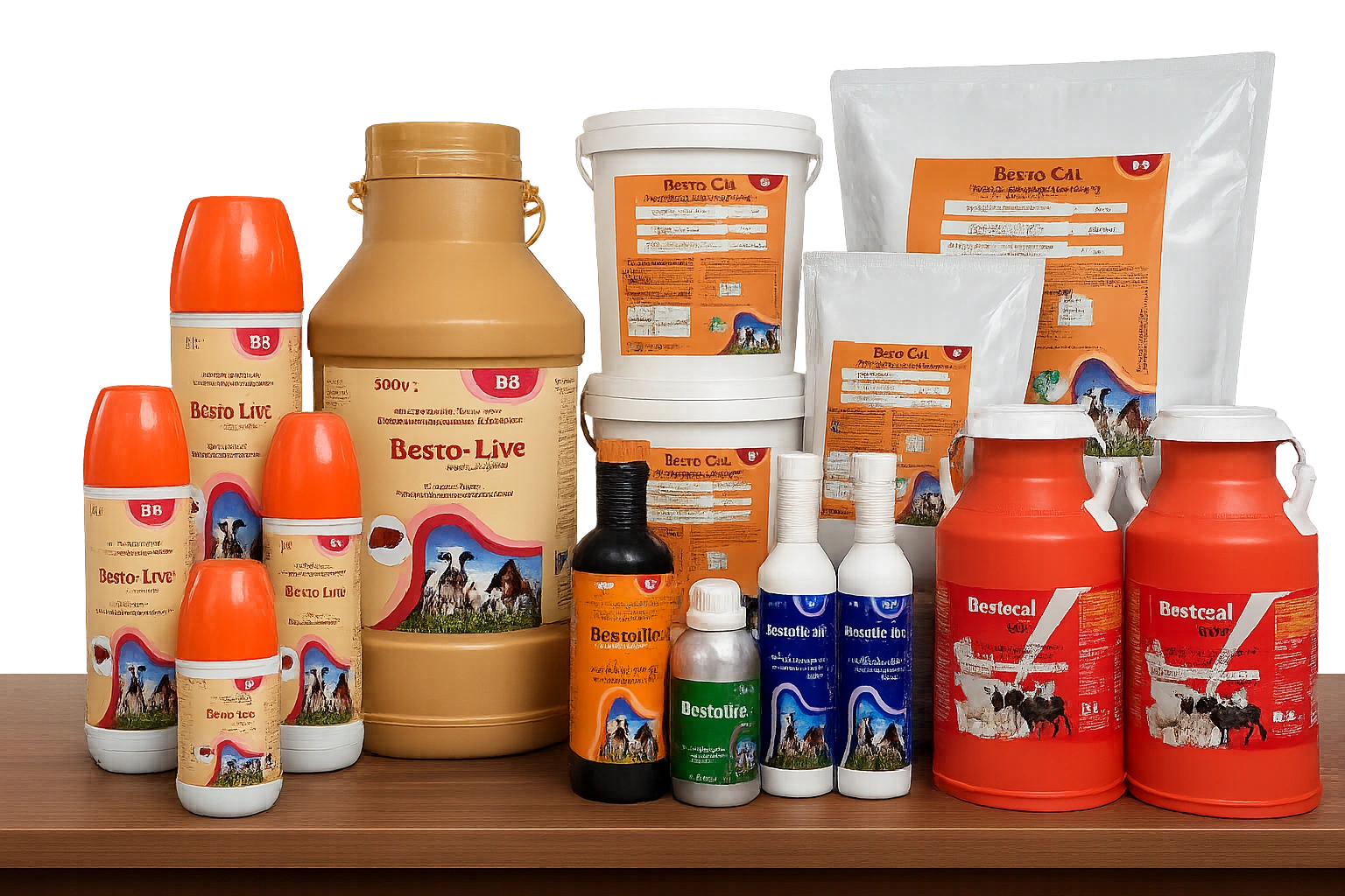 Cattle, pets and poultry supported by Besto Labs products