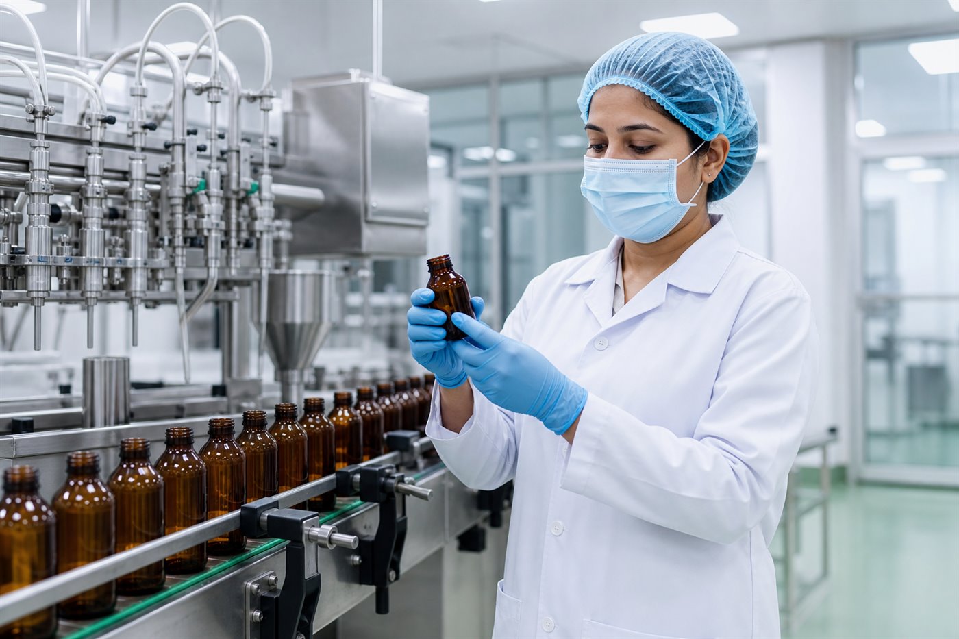 Veterinary product manufacturing quality inspection